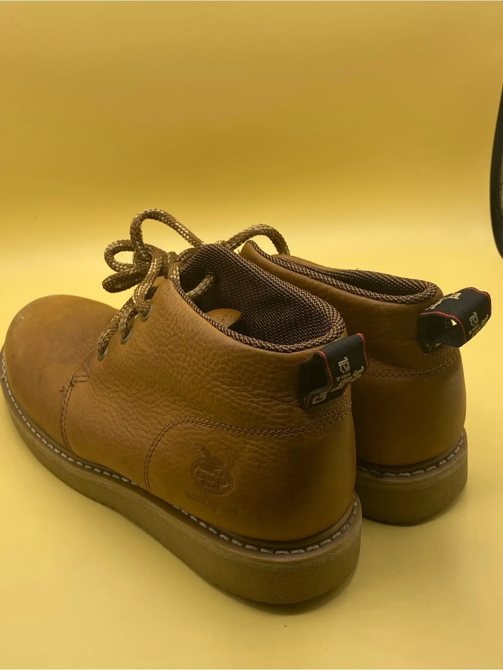 Georgia Boot Tan Wedge Chukka